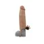 Насадка - удлинитель пениса с вибрацией Lovetoy Pleasure X-Tender Series LV1061, телесная - Фото №11