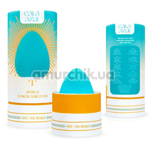 Клиторальный вибратор Cala Azul Carla I Mini Massager, голубой
