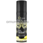 Возбуждающий гель с эффектом вибрации Orgie Dual Vibe! Liquid Vibrator Lemon Gin and Tonic - лимонный джин и тоник, 15 мл - Фото №1