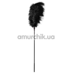 Перышко для ласк Guilty Pleasure Large Feather Tickler, черное - Фото №1
