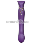 Вибратор с подогревом Zalo Queen G-Spot Pulse Wave, фиолетовый - Фото №1