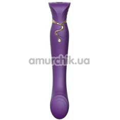 Вибратор с подогревом Zalo Queen G-Spot Pulse Wave, фиолетовый - Фото №1