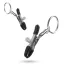 Зажимы для сосков с колечками Easy Toys Metal Nipple Clamps With Ring, серебряные - Фото №3