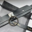 Нашийник Kinky Diva Collar Me! O-Ring Collar, чорно-срібний - Фото №3