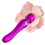 Універсальний вібромасажер Foxshow Silicone Dual Massager, фіолетовий - Фото №11