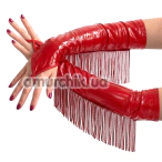 Перчатки виниловые Art of Sex Lerona Lacquered, красные - Фото №1