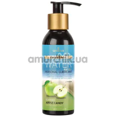 Лубрикант Sensuva Natural Water-Based Apple Candy - яблуко в карамелі, 125 мл - Фото №1
