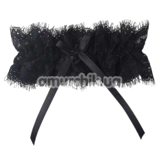 Подвязки Star Night Bow Lace, черные - Фото №1