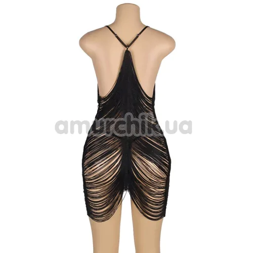 Комплект Star Night Marilyn Set, чорний: сукня + трусики-стрінги