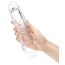 Насадка на пенис Size Up 3 Inch See-Thru Penis Extender With Pleasure Dots & Ball Loop, прозрачная - Фото №9