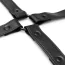 Ремешки для фиксаторов Bedroom Fantasies Hogtie 4-Way Restraint Cross, черные - Фото №3