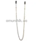 Затискачі для сосків з ланцюжком Lucky Bay Nipple Play Metal, срібні - Фото №1