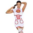 Костюм медсестры Cottelli Costumes Nurse Costume, бело-красный - Фото №3