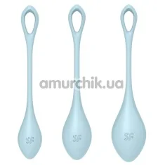 Набір вагінальних кульок Satisfyer Yoni Power 2, блакитний - Фото №1