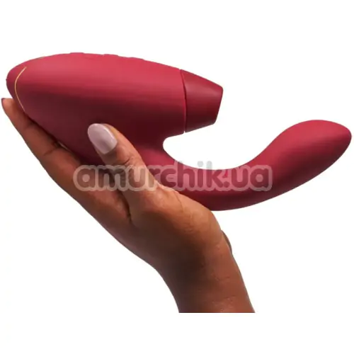 Вибратор Womanizer Duo 2, бордовый