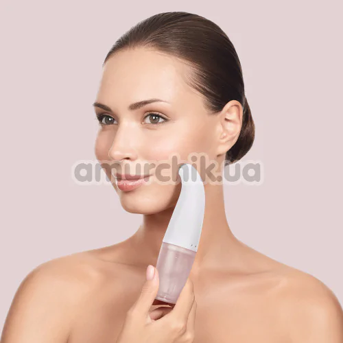 Устройство для очищения кожи лица Geske Aqua-Stream Face Cleanser 8 in 1, кремовое