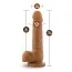 Фаллоимитатор Dr. Skin Realistic Cock Stud Basic 7, коричневый - Фото №6