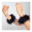 Наручники Secret Marabou Handcuffs, чорні - Фото №2
