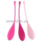 Набор из 3 вагинальных шариков Sweet Smile 3 Kegel Training Balls, розовый - Фото №1