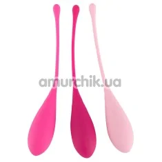 Набор из 3 вагинальных шариков Sweet Smile 3 Kegel Training Balls, розовый - Фото №1
