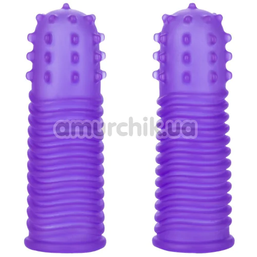 Набор насадок на палец Intimate Play Finger Tingler, фиолетовый - Фото №1