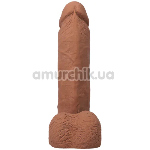 Фаллоимитатор Doc Johnson The Realistic Cock With Balls 8, светло-коричневый