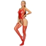 Комбінезон Star Night Naughty Bodystocking Fishnet Lace, червоний - Фото №5
