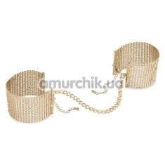 Наручники Bijoux Indiscrets Desir Metallique Handcuffs, золоті - Фото №1