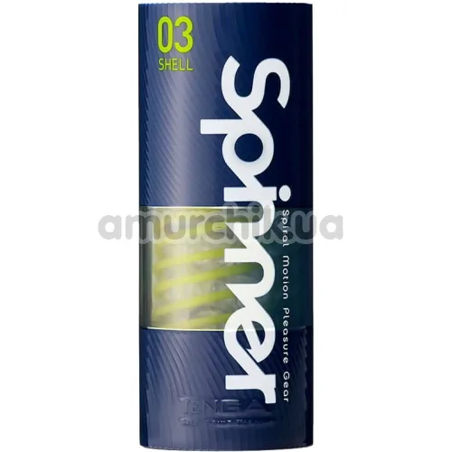 Мастурбатор Tenga Spinner Shell 03, прозрачный