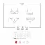 Комплект Obsessive 829-SET-3 красный: бюстгальтер + трусики-стринги  - Фото №8