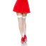 Панчохи Leg Avenue Cece Nurse Industrial Net Tights, червоно-білі - Фото №4