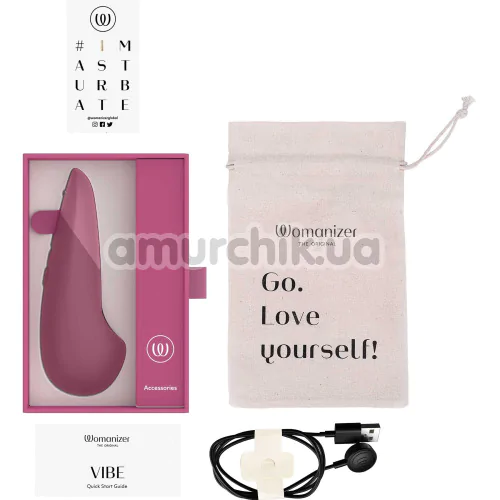 Клиторальный вибратор Womanizer Vibe, розовый