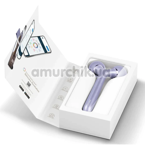 Ультразвуковий масажер Geske Sonic Facial & Body Roller 4 in 1, бузковий