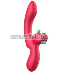 Вибратор Sweet Play G-Spot & Critoral Flappinng Vibrator А16, красный - Фото №1