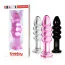Анальна пробка Love Toy Glass Romance Dildo, прозора - Фото №6