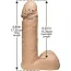 Сидіння любові E-Z Rider Ball with Realistic Cock, тілесне - Фото №4