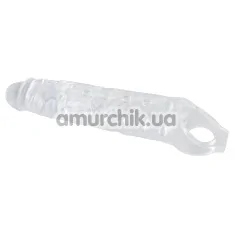 Насадка на пенис Crystal Skin Penis Sleeve 27.8, прозрачная - Фото №1