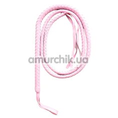 Батіг DS Fetish Whip Long, рожевий - Фото №1
