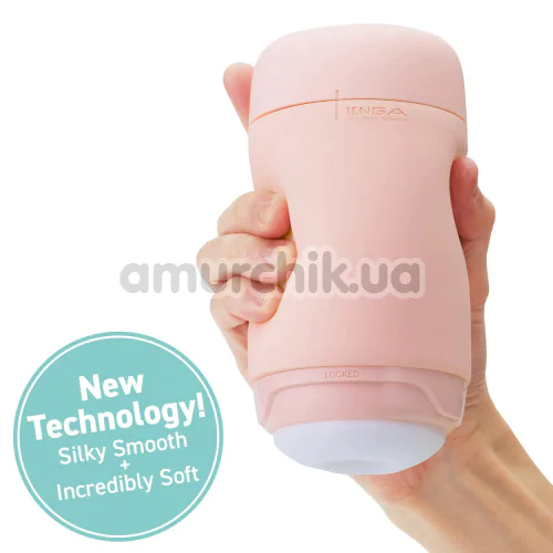 Мастурбатор Tenga Puffy Strawberry Pink, рожевий