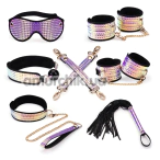 Бондажный набор Liebe Seele Purple Glossy 7pcs Bondage Kit, радужный - Фото №1