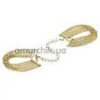 Фіксатори для рук Bijoux Indiscrets Magnifique Wrist Cuffs, золоті - Фото №1