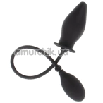 Анальний розширювач Hidden Desire Extreme Inflatable Butt Plug - Advanced, чорний - Фото №1