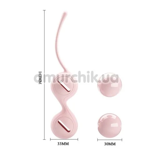 Вагинальные шарики Pretty Love Kegel Tighten Up I, светло-розовые