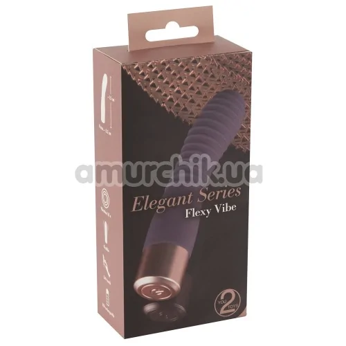 Вібратор Elegant Series Flexy Vibe, фіолетовий