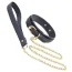 Ошейник с поводком Bondage Couture Collar & Leash, синий - Фото №2