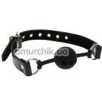 Кляп Taboom Silicone Ball Gag, чёрный - Фото №1