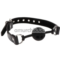 Кляп Taboom Silicone Ball Gag, чорний - Фото №1
