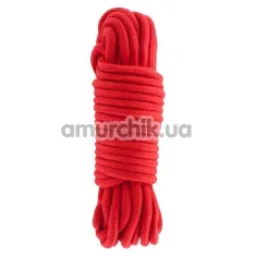 Мотузка Hidden Desire Bondage Rope 10, червона - Фото №1
