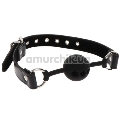 Кляп Taboom Silicone Ball Gag, чёрный - Фото №1