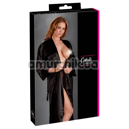 Пеньюар Cottelli Lingerie Kimono, чорний